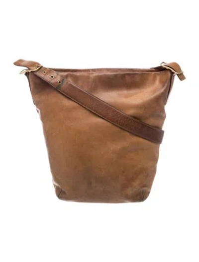 Pre-owned Coach Leather Shoulder Bag In Brown