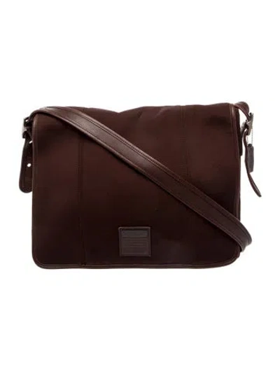 Pre-owned Coach Leather Shoulder Bag In Brown