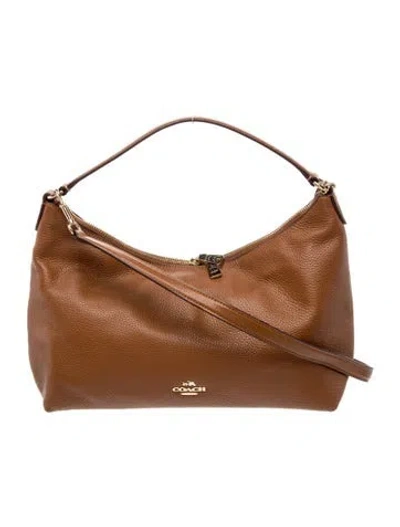 Pre-owned Coach Leather Shoulder Bag In Brown