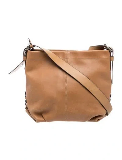 Pre-owned Coach Leather Shoulder Bag In Brown