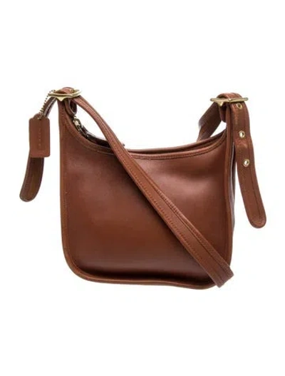 Pre-owned Coach Leather Shoulder Bag In Brown
