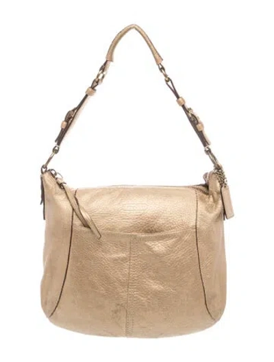 Pre-owned Coach Leather Shoulder Bag In Brown