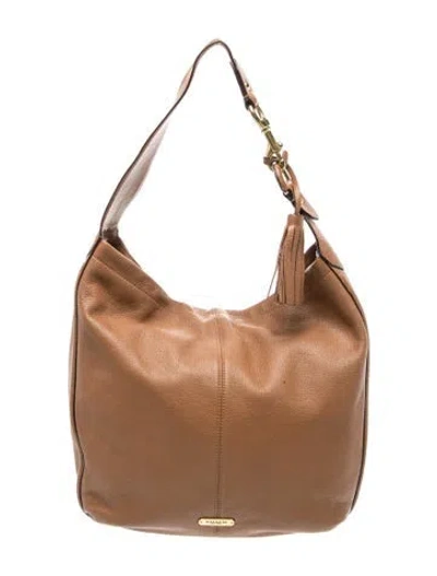 Pre-owned Coach Leather Shoulder Bag In Brown