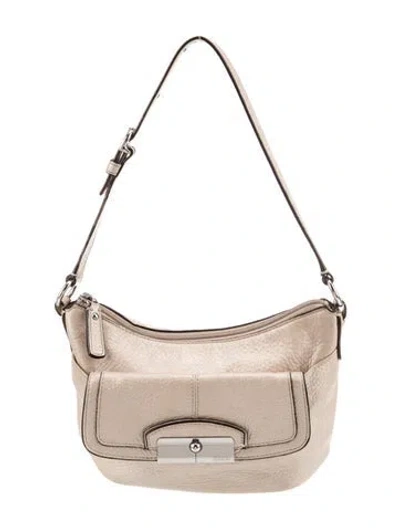 Pre-owned Coach Leather Shoulder Bag In Brown