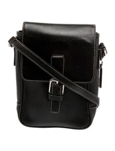 Pre-owned Coach Leather Shoulder Bag In Green