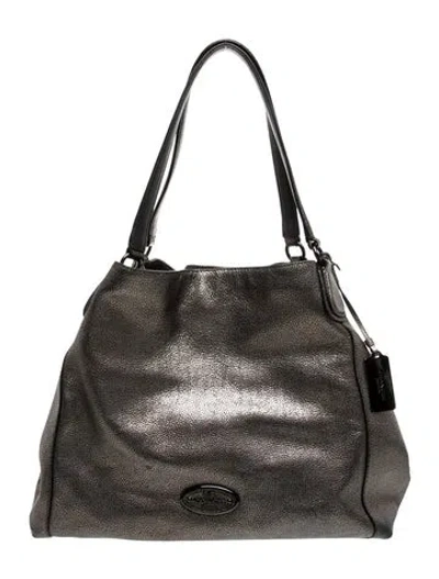 Pre-owned Coach Leather Shoulder Bag In Multi