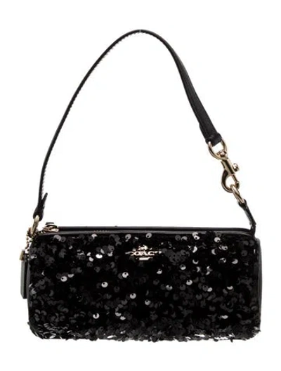 Pre-owned Coach Leather Shoulder Bag In Multi