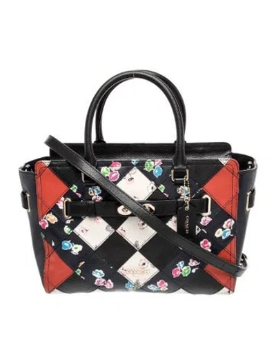 Pre-owned Coach Leather Shoulder Bag In Multi