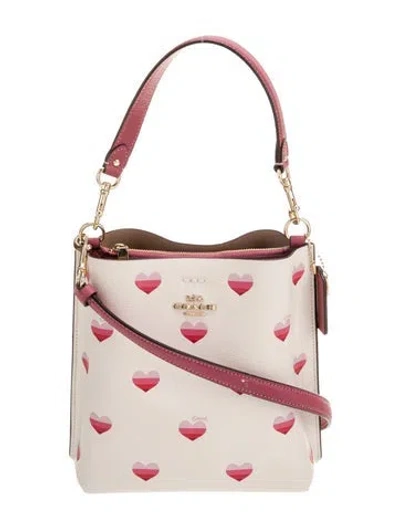 Pre-owned Coach Leather Shoulder Bag In Multi