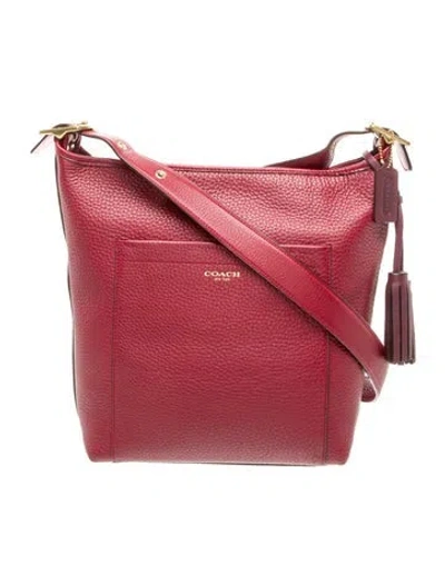 Pre-owned Coach Leather Shoulder Bag In Multi