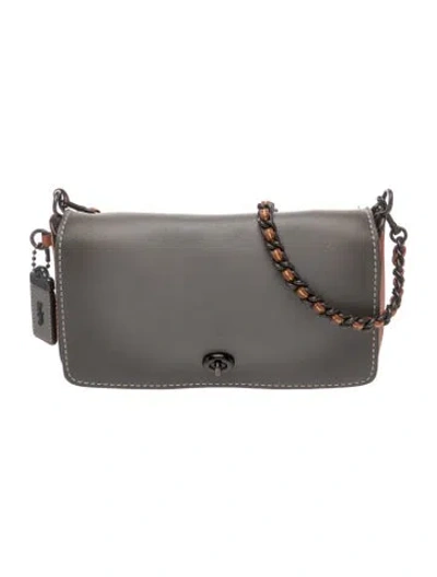 Pre-owned Coach Leather Shoulder Bag In Multi