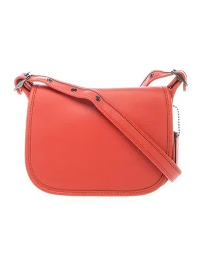 Pre-owned Coach Leather Shoulder Bag In Multi