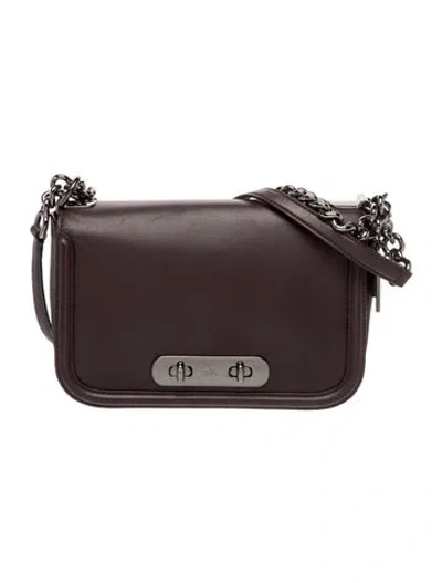 Pre-owned Coach Leather Shoulder Bag In Multi