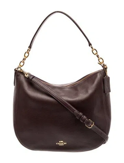 Pre-owned Coach Leather Shoulder Bag In Multi