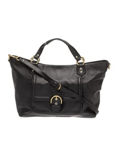 Pre-owned Coach Leather Shoulder Bag In Multi