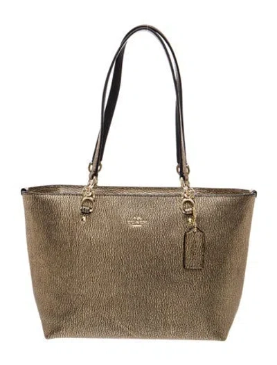 Pre-owned Coach Leather Shoulder Bag In Multi