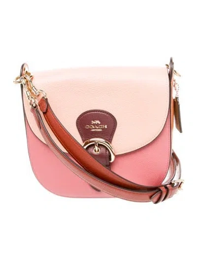 Pre-owned Coach Leather Shoulder Bag In Multi