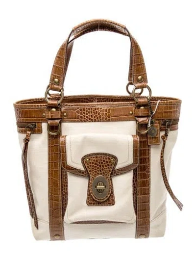 Pre-owned Coach Leather Shoulder Bag In Multi