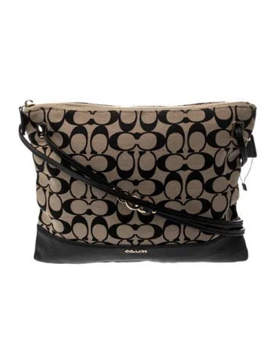 Pre-owned Coach Leather Shoulder Bag In Multi