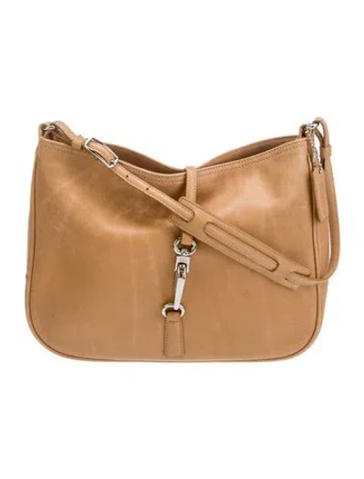 Pre-owned Coach Leather Shoulder Bag In Neutral