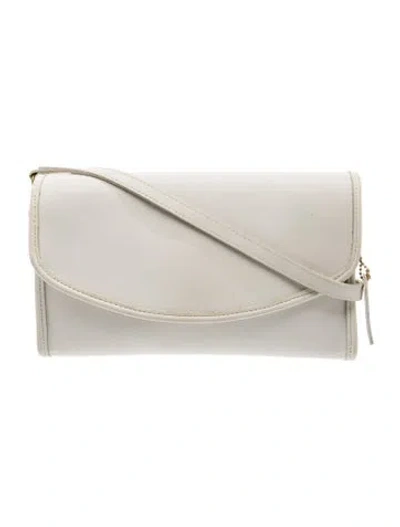 Pre-owned Coach Leather Shoulder Bag In Neutral