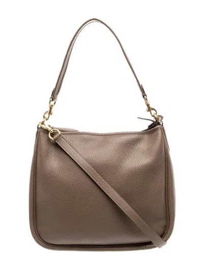Pre-owned Coach Leather Shoulder Bag In Neutral