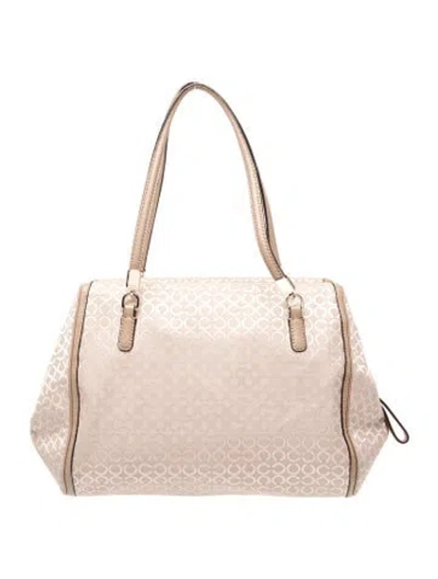 Pre-owned Coach Leather Shoulder Bag In Neutral