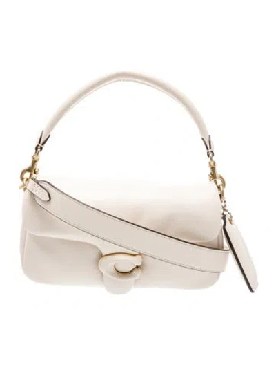 Pre-owned Coach Leather Shoulder Bag In Neutral