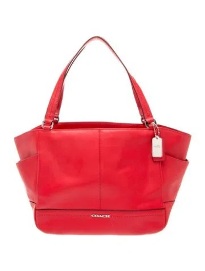 Pre-owned Coach Leather Shoulder Bag In Pink