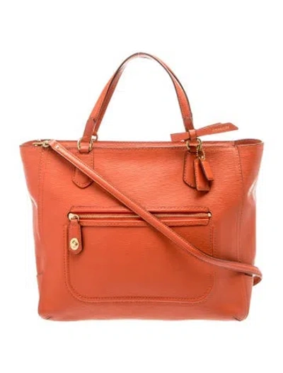 Pre-owned Coach Leather Shoulder Bag In Pink