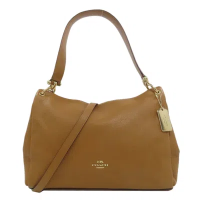 Pre-owned Coach Leather Shoulder Bag () In Brown