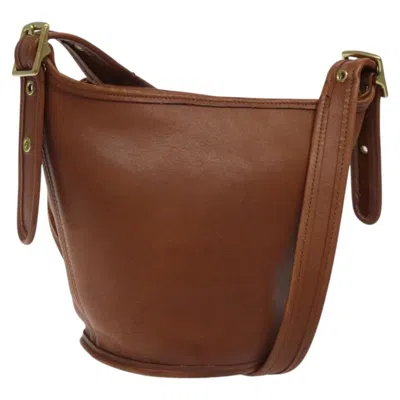 Pre-owned Coach Leather Shoulder Bag () In Brown