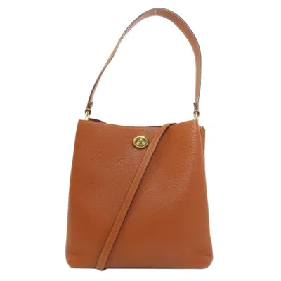 Pre-owned Coach Leather Shoulder Bag () In Brown
