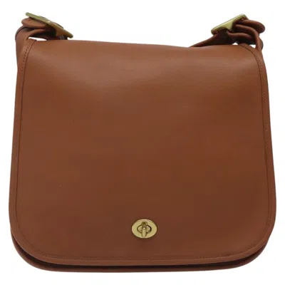 Pre-owned Coach Leather Shoulder Bag () In Brown