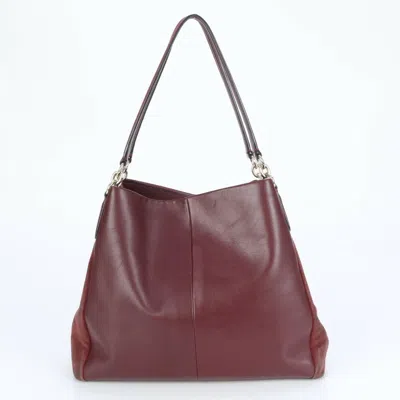 Pre-owned Coach Leather Shoulder Bag () In Pink