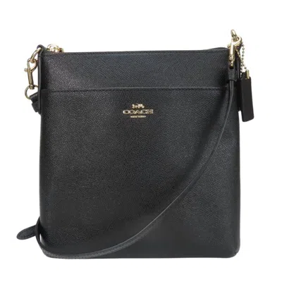 Pre-owned Coach Leather Shoulder Bag () In Black