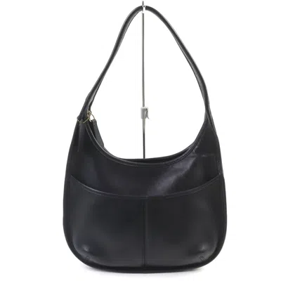 Pre-owned Coach Leather Shoulder Bag () In Black