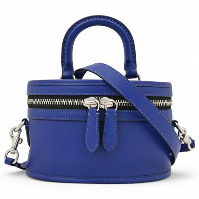Pre-owned Coach Leather Shoulder Bag () In Blue