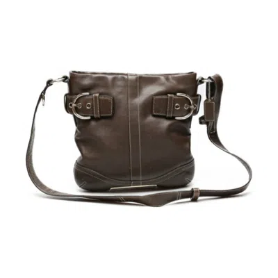 Pre-owned Coach Leather Shoulder Bag () In Brown