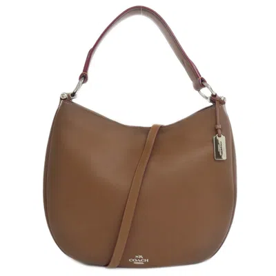 Pre-owned Coach Leather Shoulder Bag () In Brown