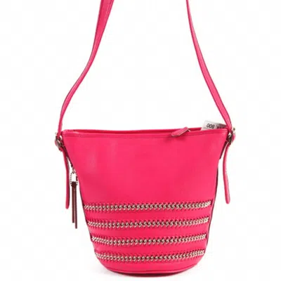 Pre-owned Coach Leather Shoulder Bag () In Pink