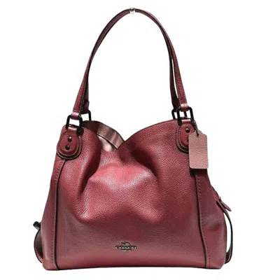 Pre-owned Coach Leather Shoulder Bag () In Pink
