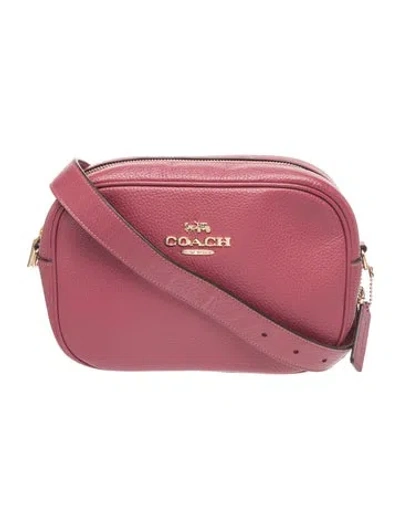 Pre-owned Coach Leather Shoulder Bag In Red