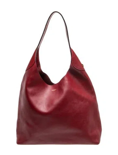 Pre-owned Coach Leather Shoulder Bag In Red