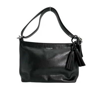 Pre-owned Coach Leather Shoulder Bag Tote Bag () In Black