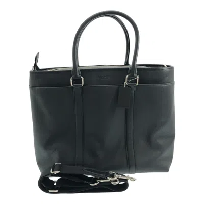 Pre-owned Coach Leather Shoulder Bag Tote Bag () In Black