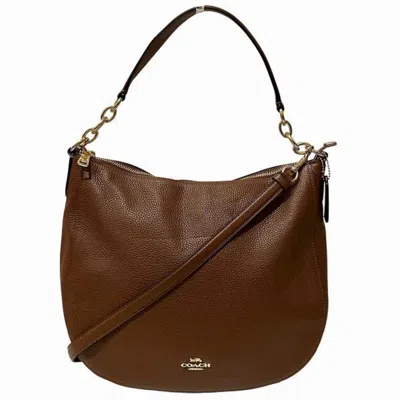 Pre-owned Coach Leather Shoulder Bag Tote Bag () In Brown