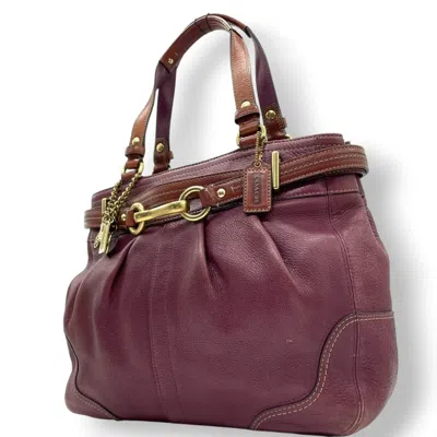Pre-owned Coach Leather Shoulder Bag Tote Bag () In Multi
