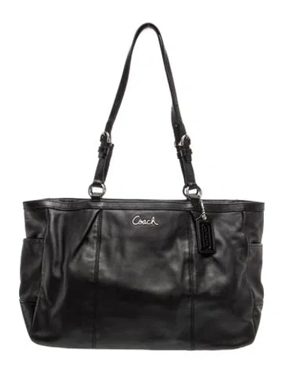 Pre-owned Coach Leather Shoulder Bag W/ Tags In Black