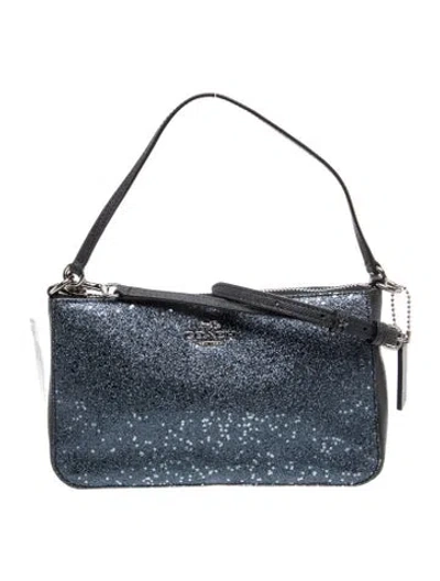Pre-owned Coach Leather Shoulder Bag W/ Tags In Blue